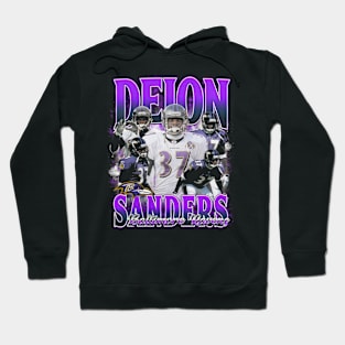 Deion Sanders Battimore Retro Bootleg Hoodie